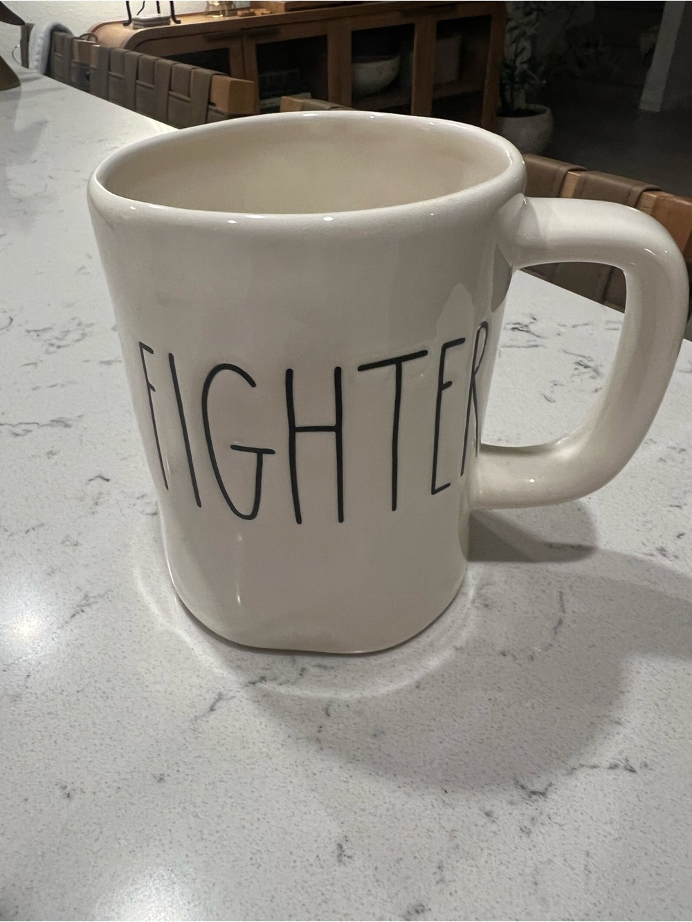 Rae Dunn Fighter Ceramic Mug
